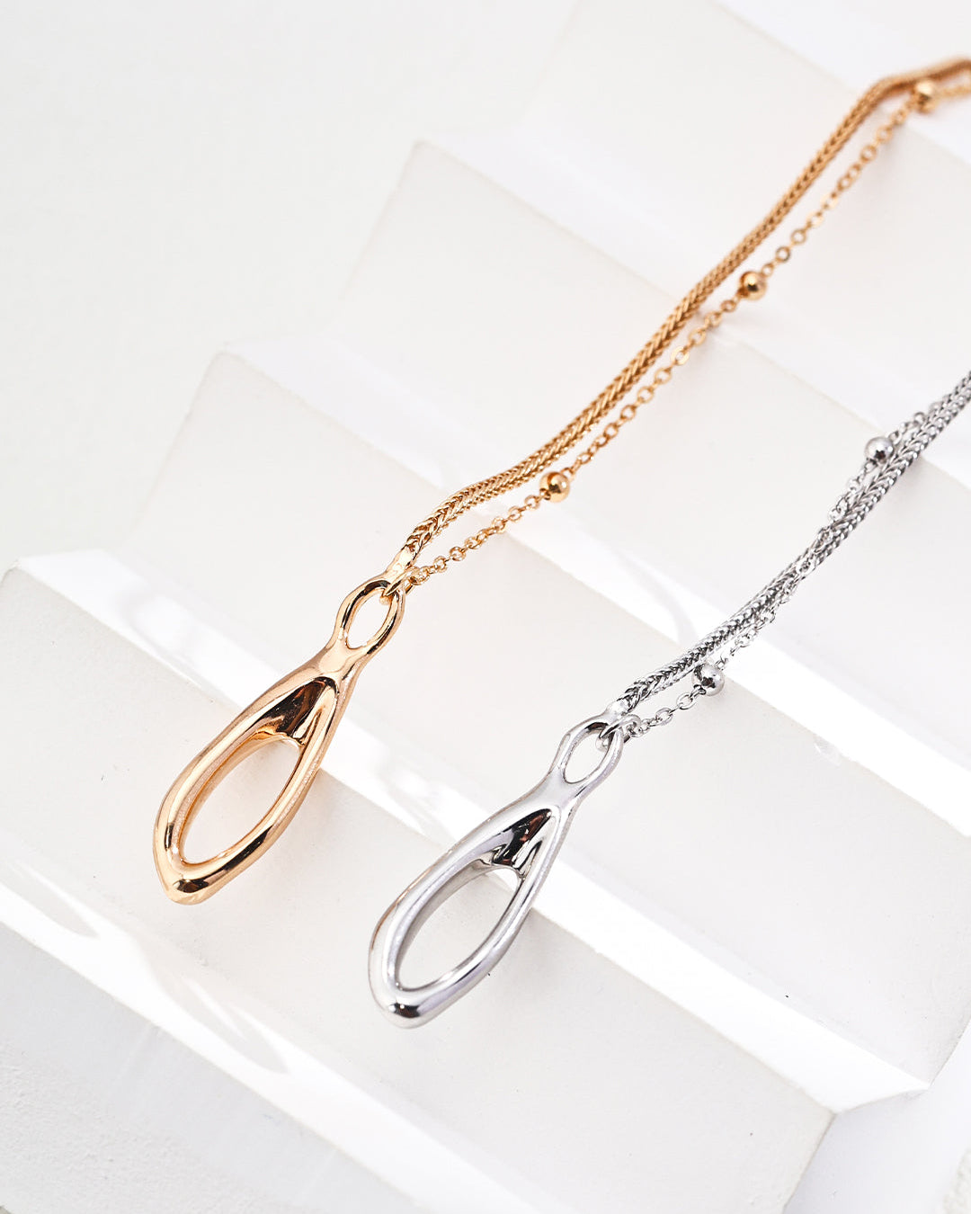 Modern Twig Hoop Bracelet