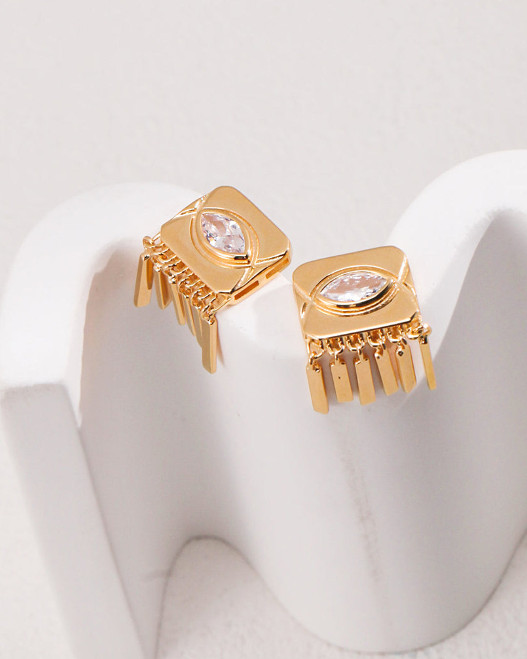 Vintage Charm Tassel Earrings