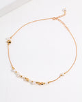 Molten Gold & Pearl Necklace