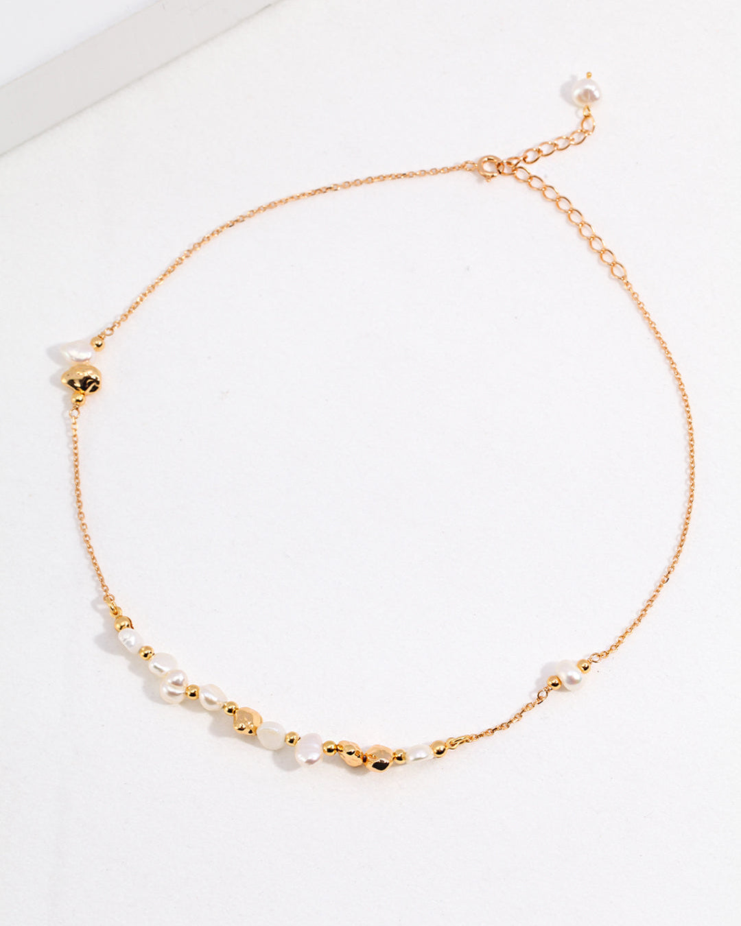 Molten Gold & Pearl Necklace