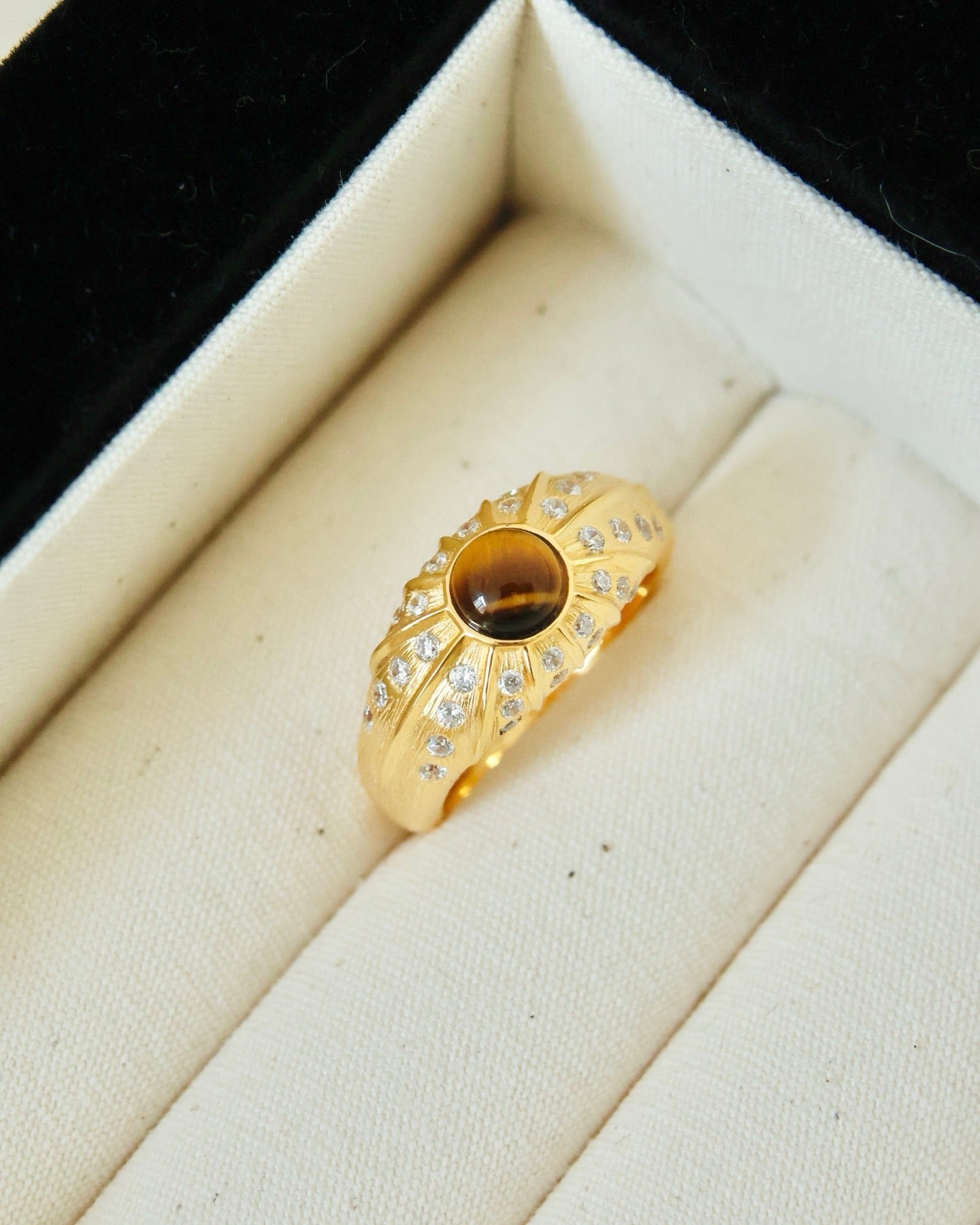 Golden Tiger Eye Ring