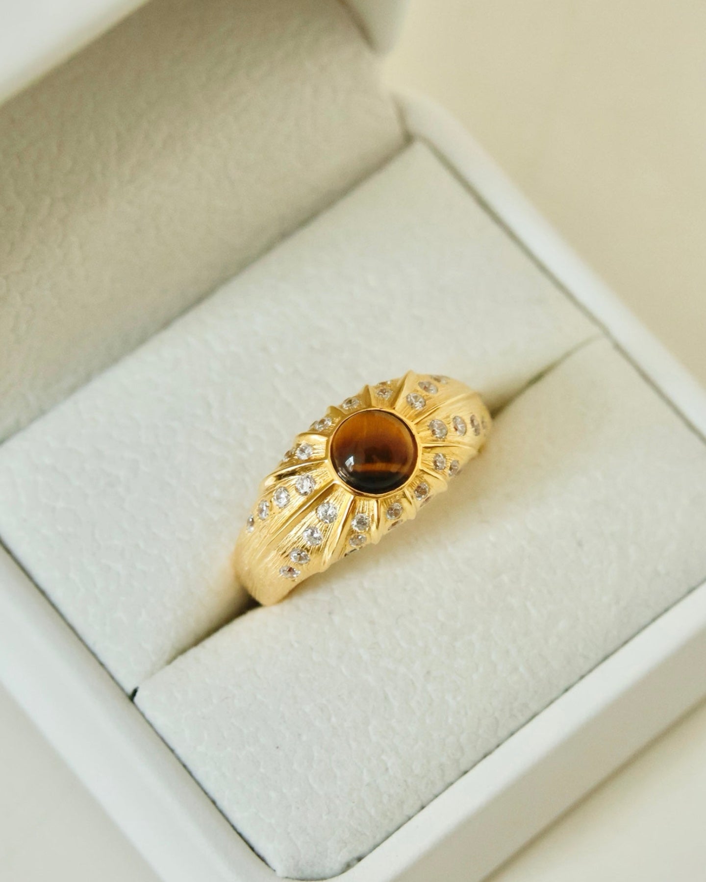 Golden Tiger Eye Ring