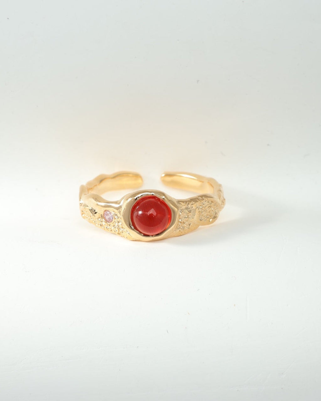 Crimson Agate Ring