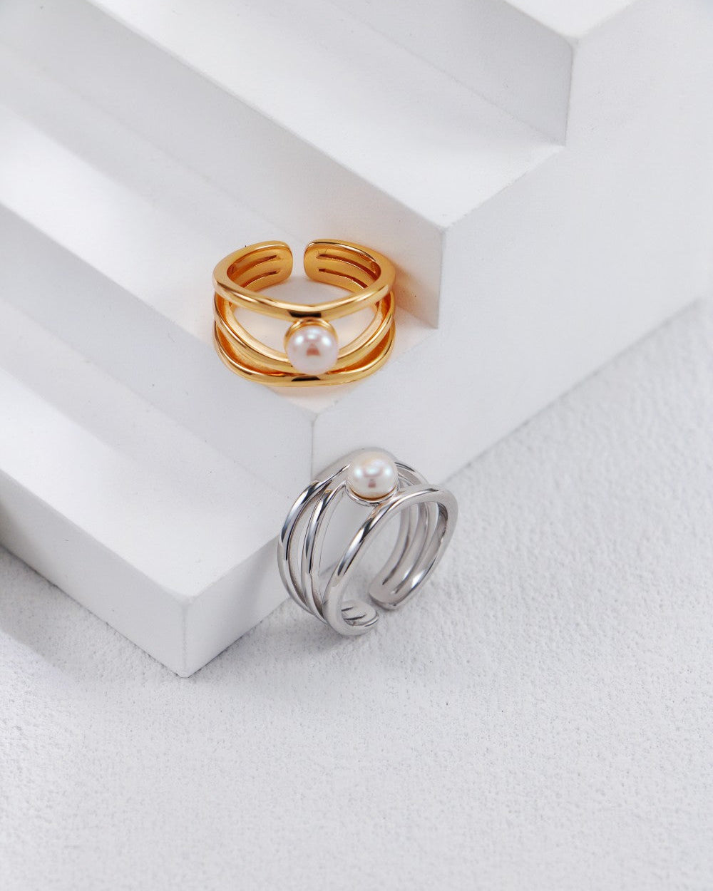 Entwined Pearl Ring