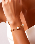 Vintage Gold Pearl Bracelet